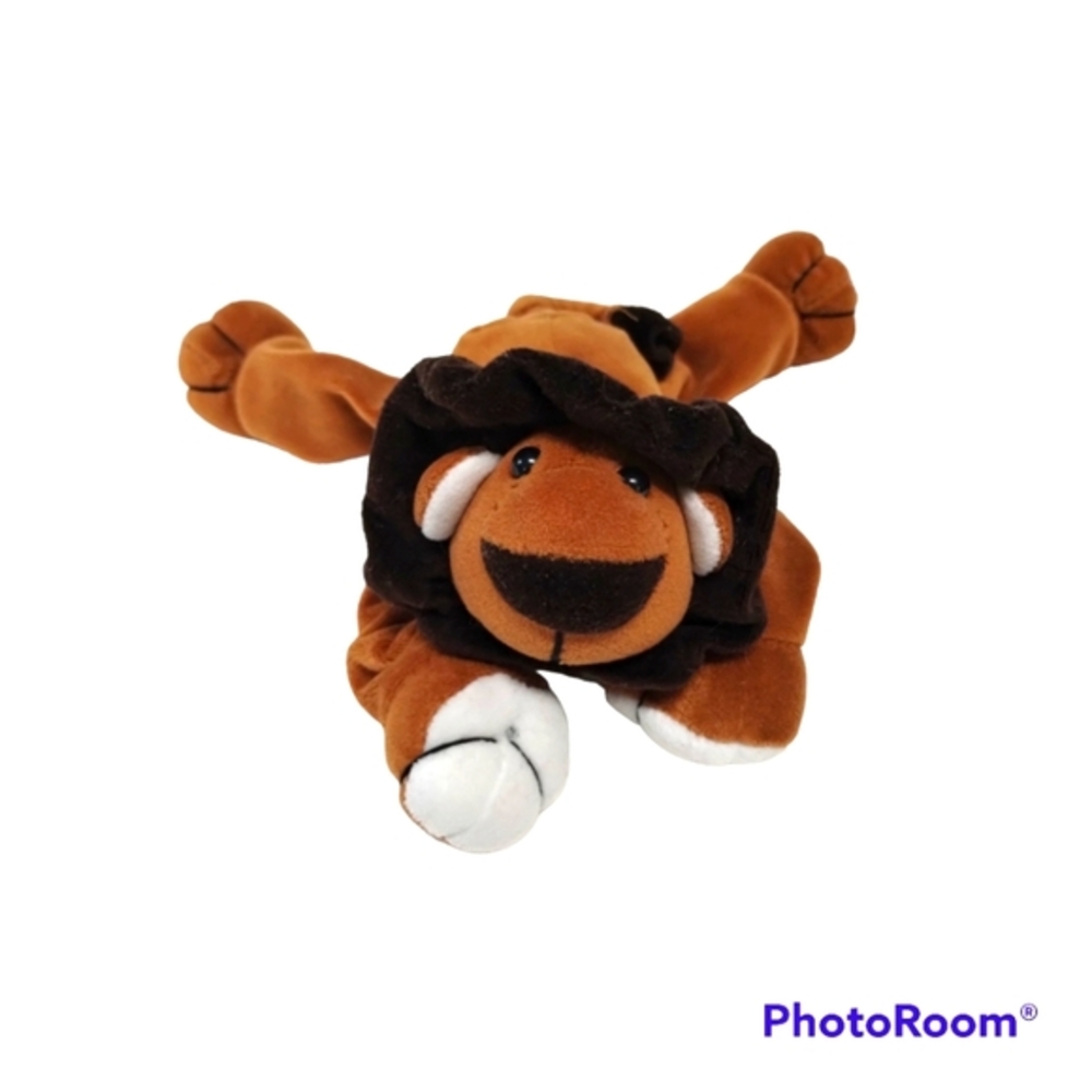 ✓Lion gentle tame  lovey plush stuffed animal long legs